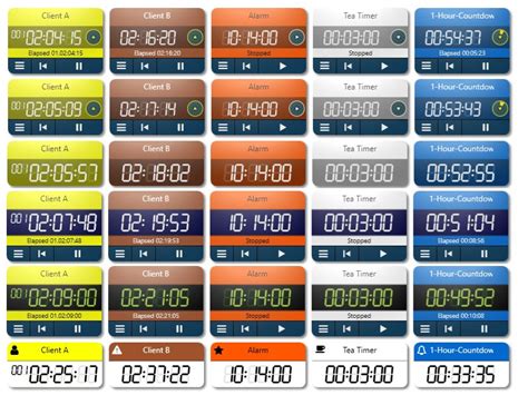 system time r|timer with multiple time settings.